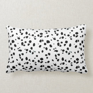 Dalmatian fläckar, Dalmatian tryck, Dalmatian päls Lumbarkudde