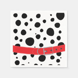 Dalmatian-fläckar Födelsedag Pappersservett