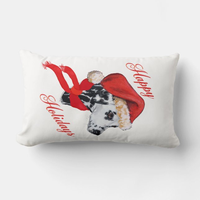 Dalmatian God Jul Lumbarkudde (Framsida)