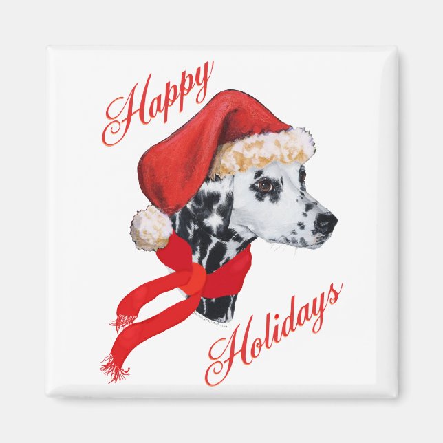 Dalmatian God Jul Magnet (Framsidan)
