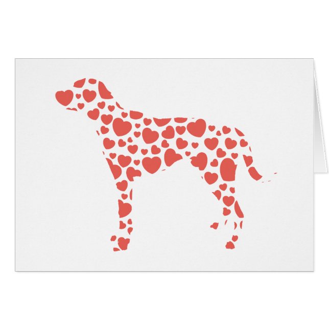 Dalmatian Hälsningskort (Framsidan Horizontal)