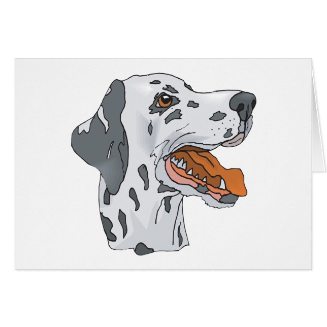 Dalmatian Hälsningskort (Framsidan Horizontal)