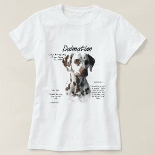 Dalmatian historiedesign (för lever) t-shirt