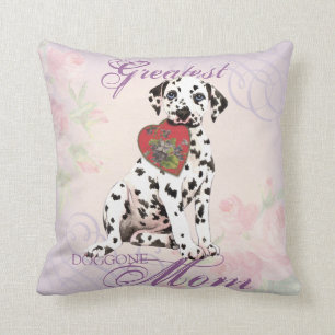 Dalmatian hjärtamamma kudde