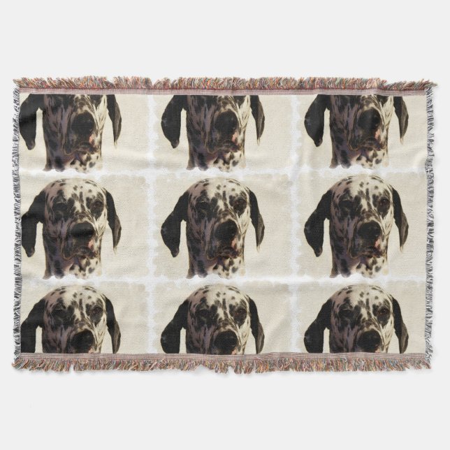 Dalmatian hund filt (Framsidan)