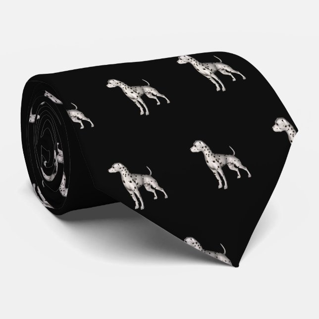 Dalmatian Hund Tie Slips (Rullad)