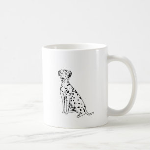 Dalmatian hundanpassadeprodukter kaffemugg