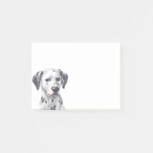 Dalmatian hundhusdjurvattenfärg post-it block