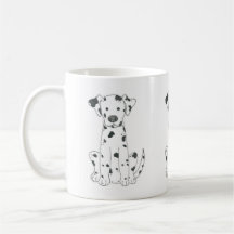 Dalmatian hundkaffemugg