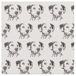 Dalmatian hundkonsttyg tyg