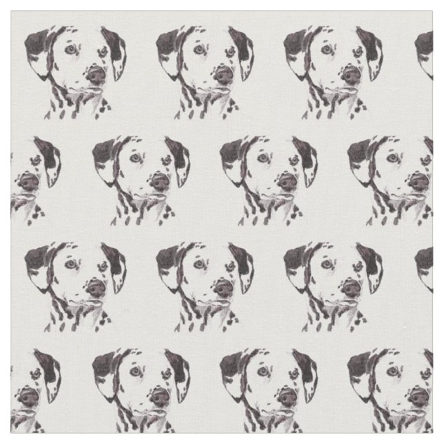 Dalmatian hundkonsttyg tyg (Närbild)