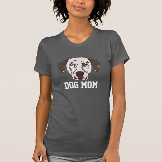 Dalmatian hundmamma t shirt (Framsida)