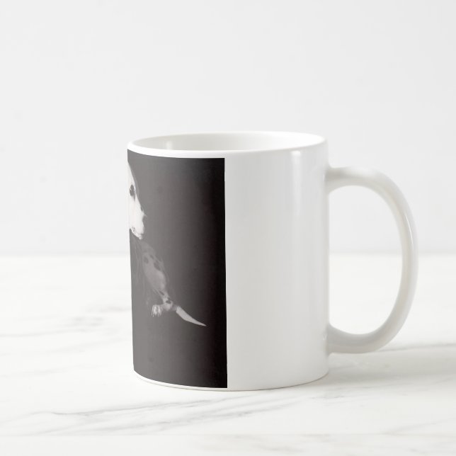 Dalmatian i svartvitt kaffemugg (Höger)