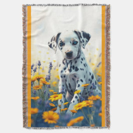 Dalmatian in the flowers filt