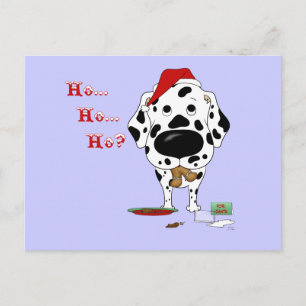 Dalmatian jul helg vykort