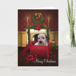 Dalmatian jul helgkort