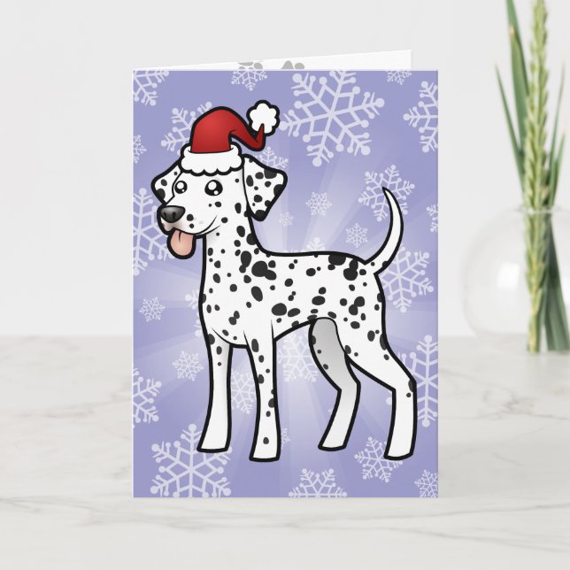 Dalmatian jul helgkort (Framsida)