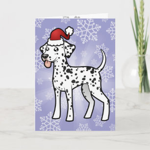 Dalmatian jul helgkort