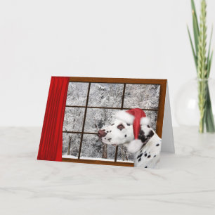 Dalmatian jul helgkort
