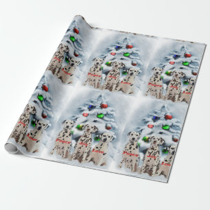 Dalmatian jul presentpapper