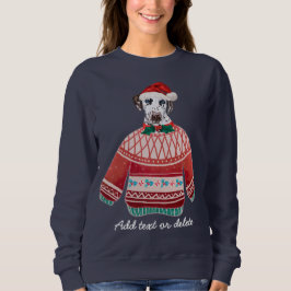 Dalmatian Jul Rolig Ful Jul Hund Mamma T Shirt