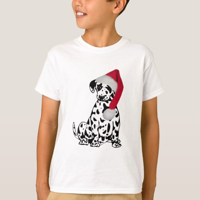 Dalmatian jul t-shirt (Framsida)