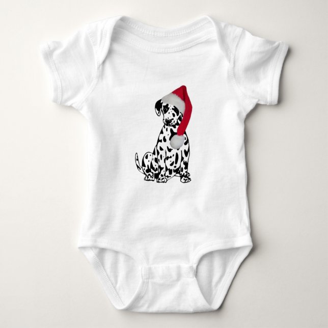Dalmatian jul tee shirt (Framsida)