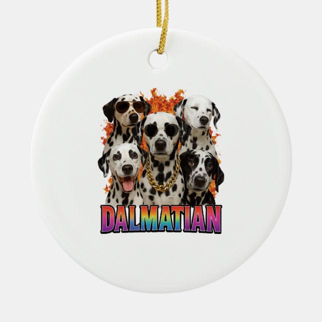 Dalmatian Julgransprydnad Keramik (Framsidan)