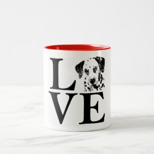 Dalmatian kärlekmugg Två-Tonad mugg