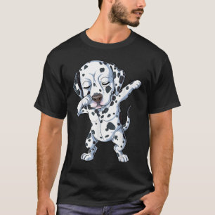 Dalmatian Kids Boys Dabbing Hund älskare Dab Dance T Shirt