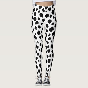 Dalmatian kotryck leggings