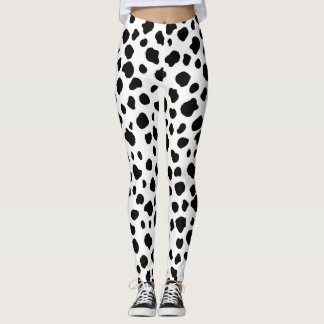 Dalmatian kotryck leggings