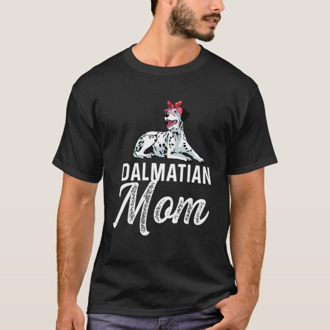 Dalmatian Mamma Hund Parent T Shirt (Framsida)