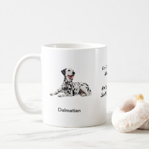 Dalmatian mugg - med två bilder och ett motiv