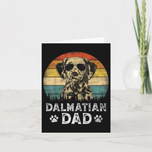 Dalmatian Pappa Hundälskare Fars Dag T-shirt Kort
