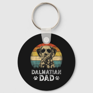 Dalmatian Pappa Hundälskare Fars dag T-shirt Nyckelring