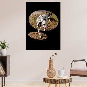 Dalmatian Popout Art. Poster