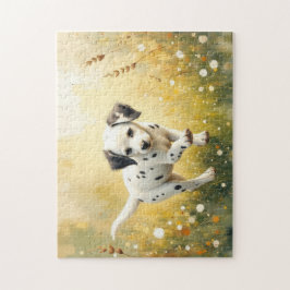 Dalmatian puppy watercolor pussel