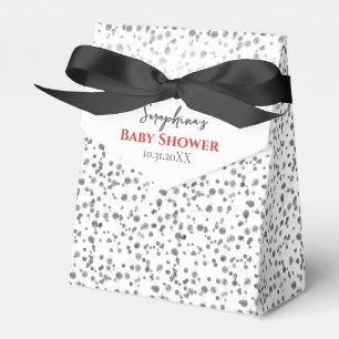 Dalmatian Spots Baby Shower för modern vattenfärg Presentaskar