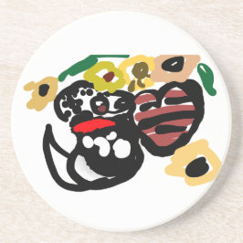 Dalmatian sunflowers underlägg