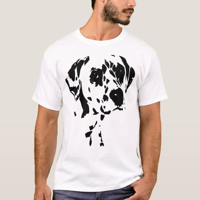 dalmatian t-skjorta tee shirt (Framsida)