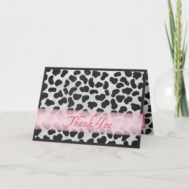 Dalmatian tack för fläckmönsterrosor kort (Framsida)