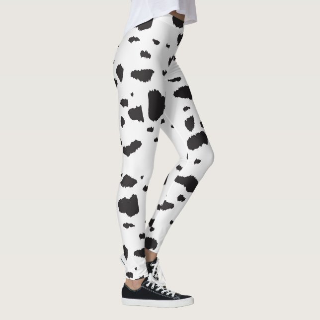 Dalmatian tryckdamasker för klassiker leggings (Höger)
