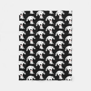 Dalmatian valpmönster fleecefilt
