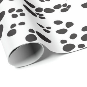 Dalmatian vit & baksida för HUND Presentpapper
