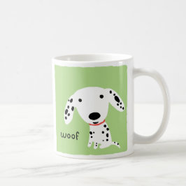 Dalmatian Woof | Cute Puppy Hund Kaffemugg