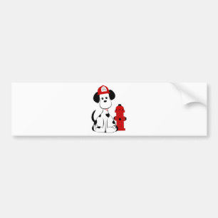 Dalmatianen avfyrar hunden bildekal