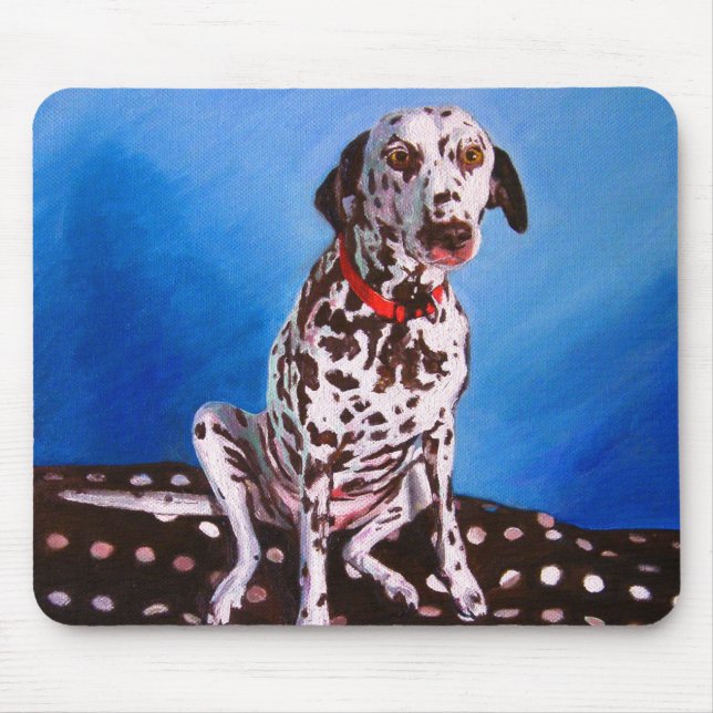 Dalmatianen på finnigt dämpar 2011 musmatta (Framsidan)