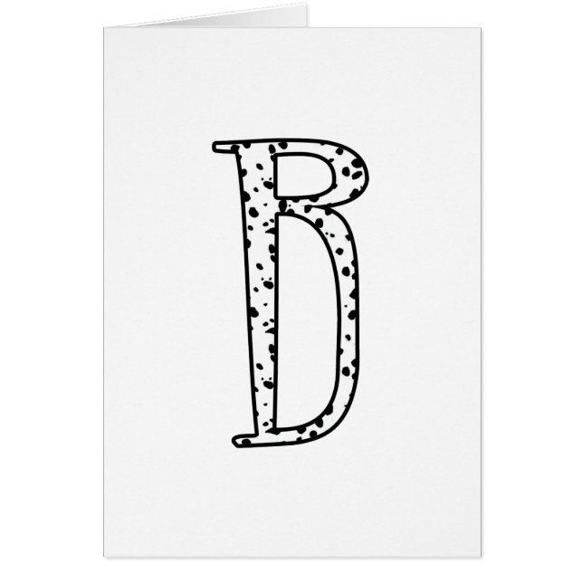 Dalmatians pricker B Hälsningskort (Framsidan)