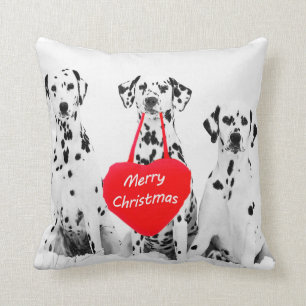 Dalmatians som önskar god jul, kudder kudde